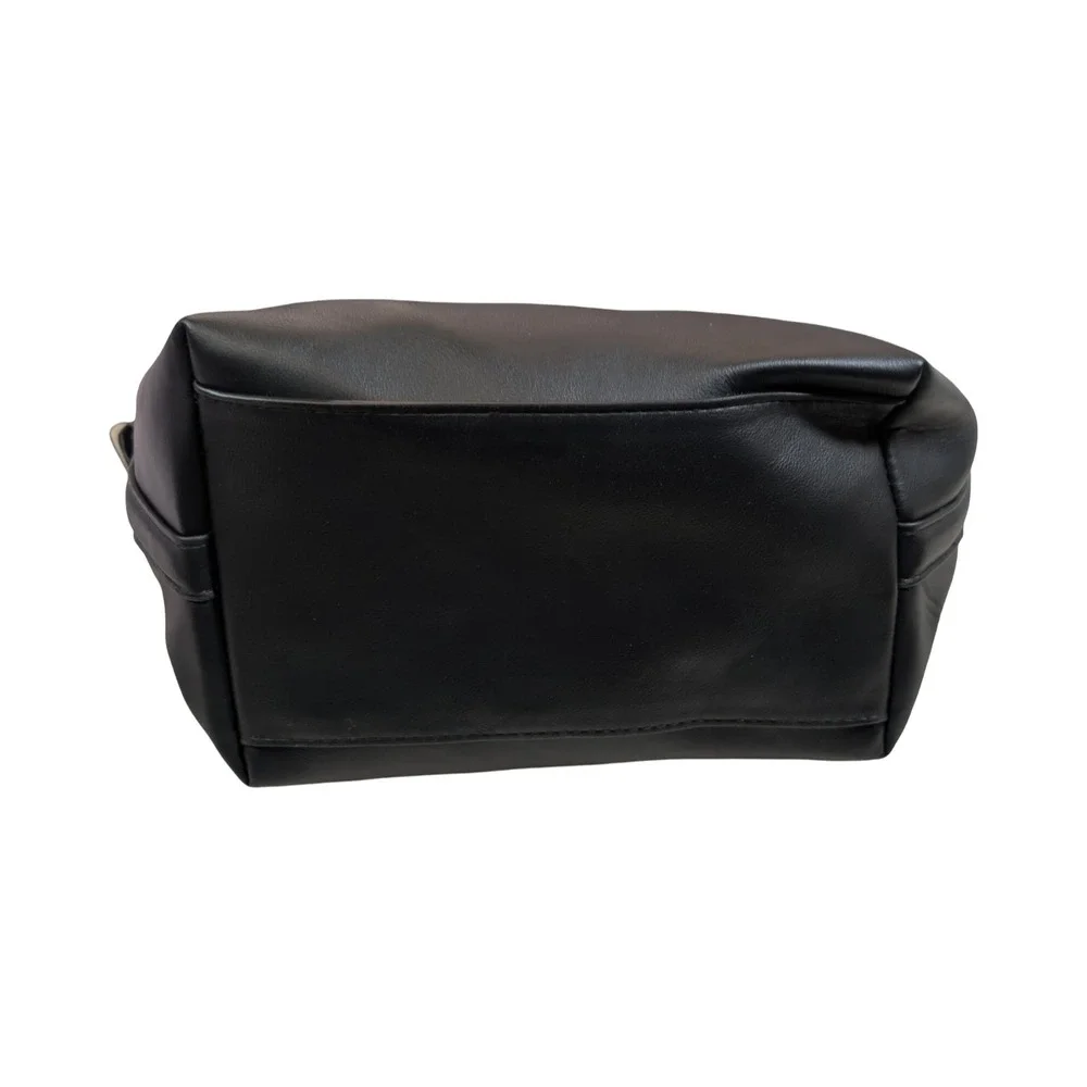 ⭐B5.  a new day - Black Purse With Detachable Crossbody Strap Gold Buckle NWT